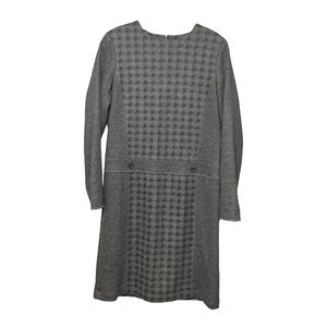Worth New York Gray Vintage Wool Blend Dress Size 10